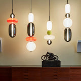 Candy Glass Chandelier Creative Hanging Lamp Pendant Light Ceiling Suspension for Loft Living Dining Room