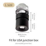 LED Ceiling Spotlight 360° Rotation COB Ceiling Light 7W/9W Surface Mounted Lamp Modern Design for Indoor Lighting