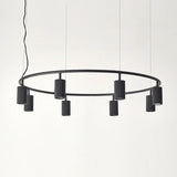 Nordic Macaron Painted Metal Spotlight Chandelier Living Room Led GU10 Pendant Chandelier Lighting Indoor Deco Lighting Lampara