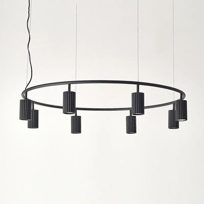 Nordic Macaron Painted Metal Spotlight Chandelier Living Room Led GU10 Pendant Chandelier Lighting Indoor Deco Lighting Lampara