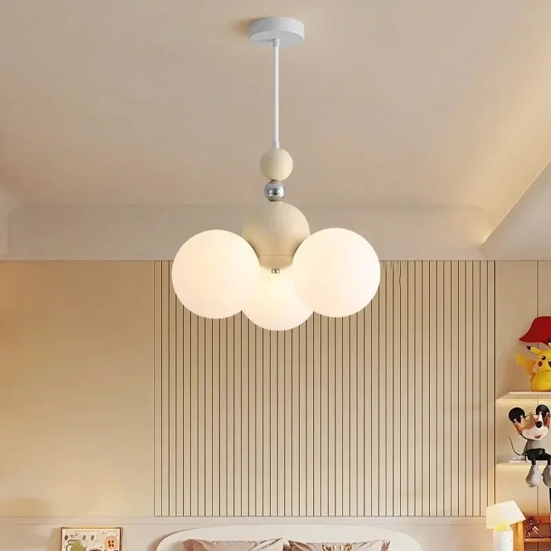 2026 New Cream Wind Restaurant Chandelier Modern Simple Dining Table Dining Room Bar Creative Lighting