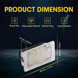 For Tesla Model 3 Y S X Ultra-bright Interior LED Lighting Bulbs Kit Accessories Fit Trunk, Frunk, Door Puddle, Foot-Well Lights