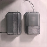 Retro Aluminum Outdoor LED Wall Lamp E27 Waterproof Moisture Industrial Garden Porch Light Bathroom Balcony Glass Ceiling Light