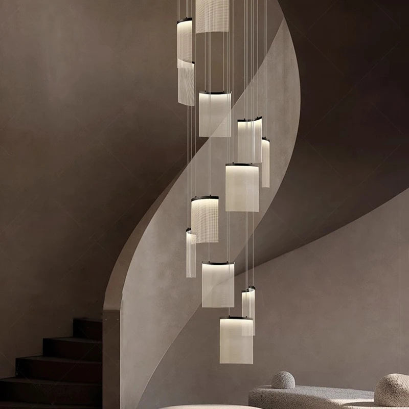 Modern Home Decor Led Chandeliers Pendant Lights Ceiling Lamps For Staircase for Living Room Loft Hanging Light Indoor Lighting