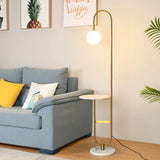 2026 Modern Nordic Floor Lamp Marble Gold Round Table LED Standing Light Art Deco Design for Living Room Sofa Side