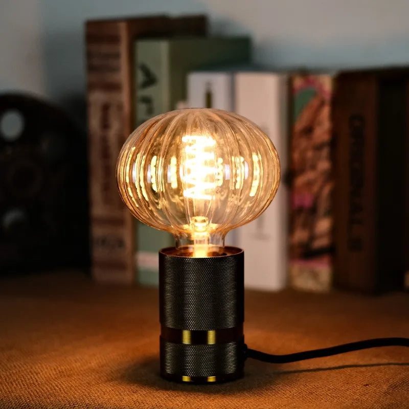 Creative Beibei Pumpkin LED Light Bulb (E27) - Warm Ambient Night Light & Decorative Bulb for B&B, Bedroom, Desk Lamps & Chandeliers