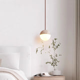 Vintage bedside hanging lamp for children's room, cute bar counter, wabi sabi bedroom lighting fixture