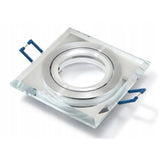 4Stks/Crystal Led Armaturen Halogen Spots GU10 MR16 Frame Verzon kin Led Fittings Montage Armatur