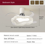 Fan Light 2026 New Living Room Light Luxury High end Italian Minimalist Restaurant Ceiling Fan Light Whole House Lighting Fixtures