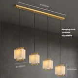 2026 Marble Series Gold Chrome Dimmable Led Chandelier Lighting Lustre Suspension Luminaire Lampen For Living Room