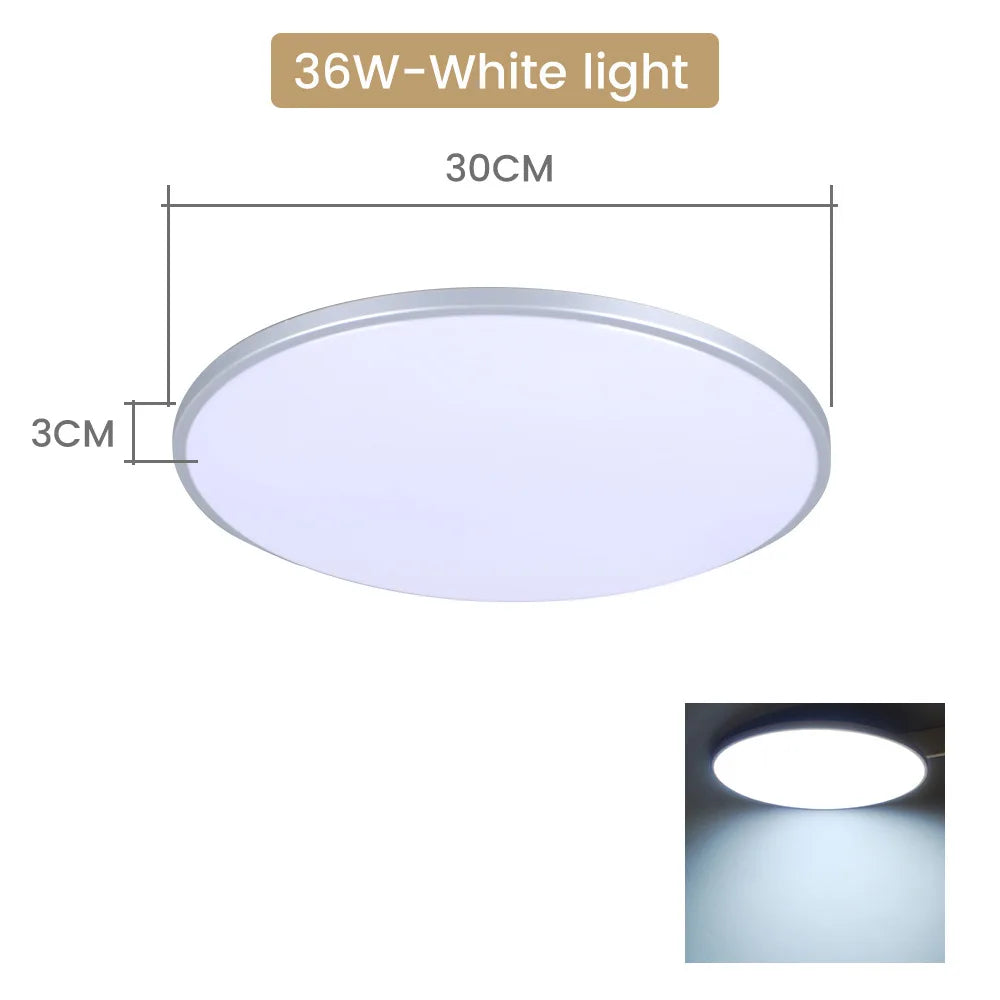 Moisture proof  LED Ceiling Light PIR Motion Sensor/Radar Sensor/Sound and Light Control Smart Home Lighting 20W36W Ceiling Lamp