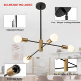 Modern LED Pendant Lights 4/6/8/10/12H Chandelier For Living Room Dining Room Bedroom Hotel Hall Indoor Decor Lighting Fixtures