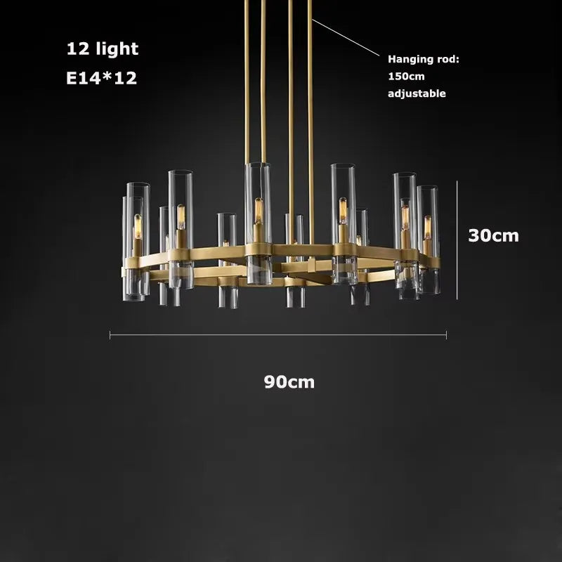 2026 Trendy Matt White Glass Black Brass Silver E14 Chandelier Hanging Lamps Lustre Suspension Luminaire Lampen For Living Room