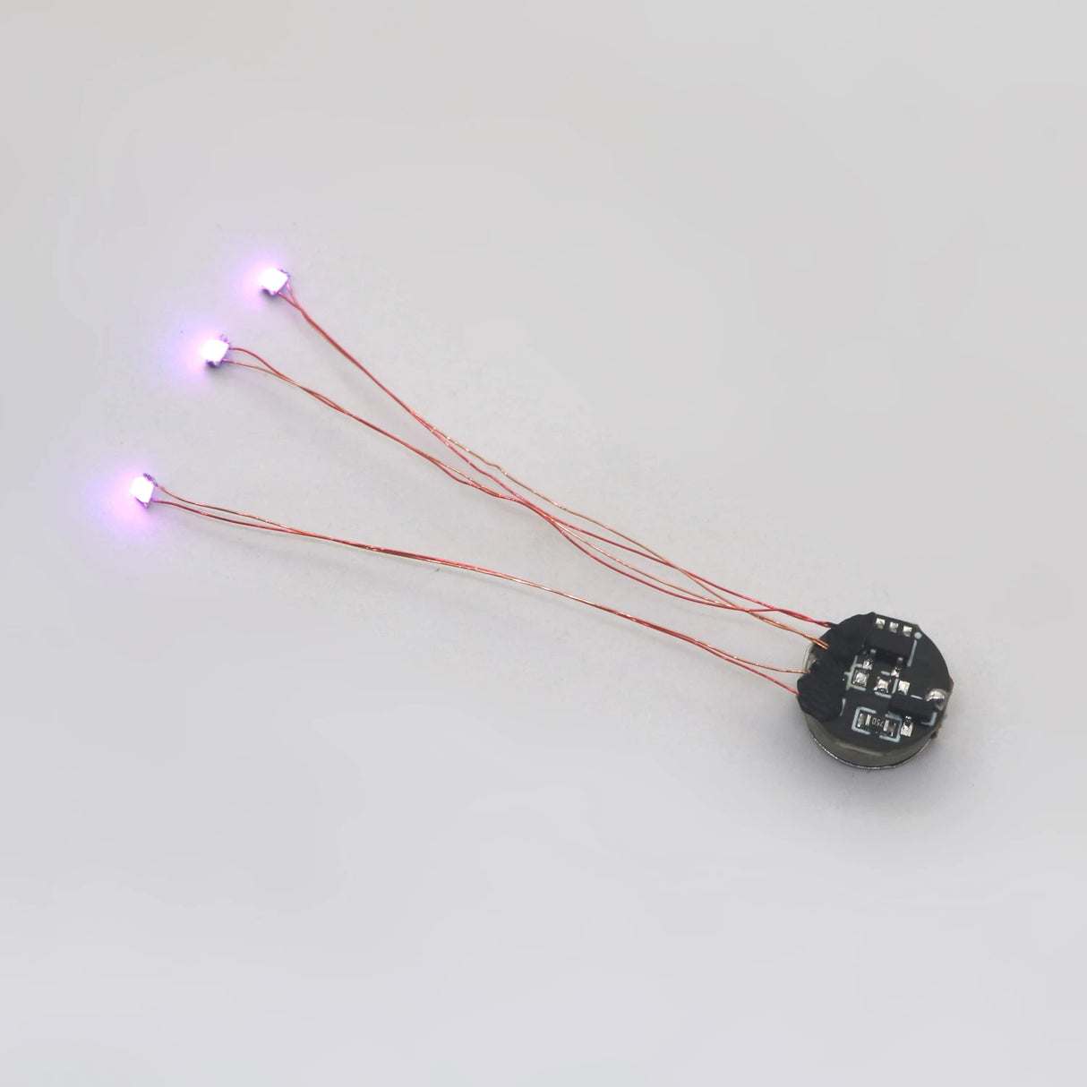 Wired 5cm Magnetic Control LED Light Module with Magnet & Battery for Gundam & DIY Models