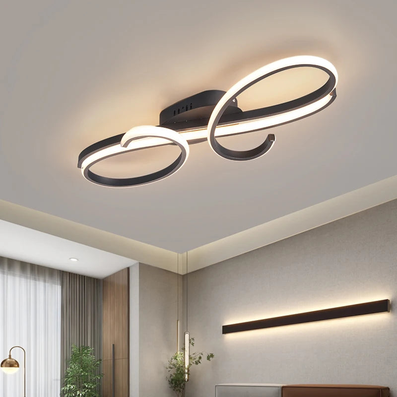 2026 Luxury Atmospheric Living Room Bedroom Ceiling Light Modern Simple High-end LED Dining Hall Ceiling Lamps Creative Home Light