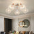 Chandeliers living room ceiling lamp kitchen solid wood E27 pendant lights dining room white/black ceiling light