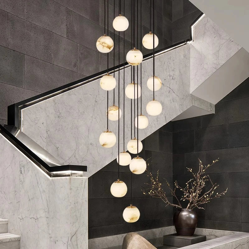 Modern Stair chandelier Pendant lights indoor lighting Ceiling lamp hanging light led Chandeliers for living room indoor lightin