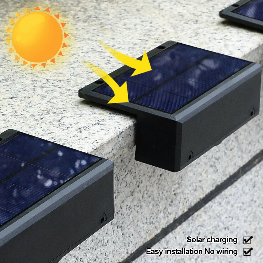 Solar Light Outdoor Wall Spot Light Wall LED Light Wall Lamp Waterproof Garden Decoration Lamp Fence Corridor Sunlight Stairs