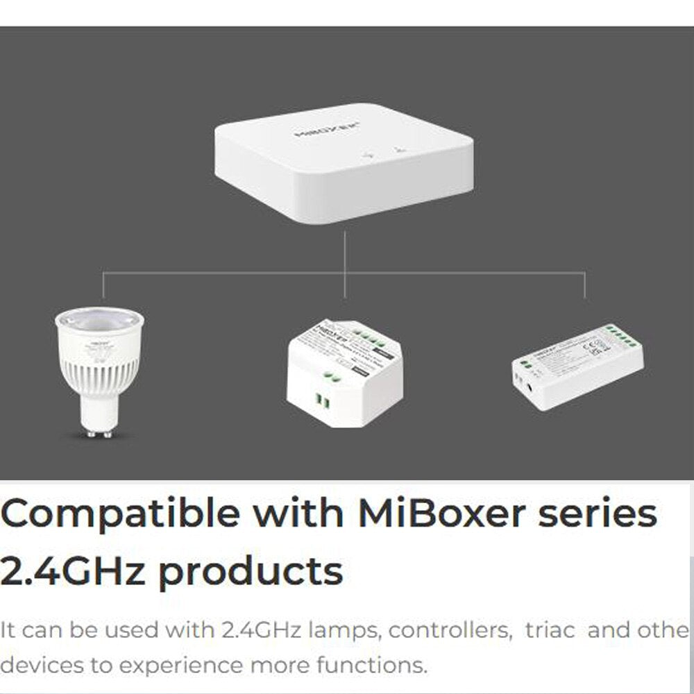 Milight Miboxer Smart Controller WL5 WL-Box1 T1 T2 T3 T4 P1 P2 P3 RF 2.4G 5in1 WIFI Voice For Single Color CCT RGB RGBW Wireless