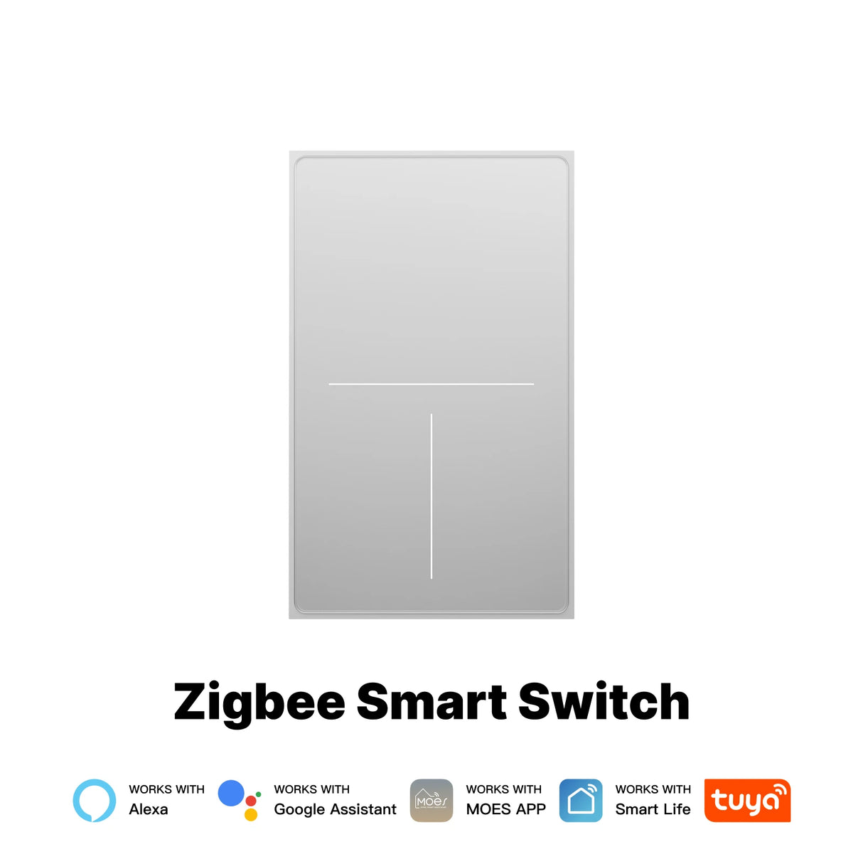 Star Feather Zigbee Smart Wall Switch (US 1/2/3/4 Gang) - Neutral Wire Required