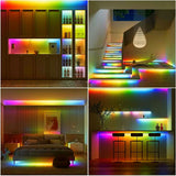 Tuya Smart Life 12V RGBIC COB LED Strip Light - WS2811 Addressable Ambient Tape