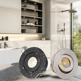 10pcs 3W IP65 Recessed Light Mini Led Downlight Water Proof Dimmable Spotlight Room Decor 52mm Built Ceiling Spot Circular Lamp