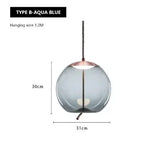 Modern Hemp Rope Glass Pendant Light Luminaire Rope Hanging Lamp Designer Cafe Bar Fixtures Drop Ship Knot Home Decor Chandelier
