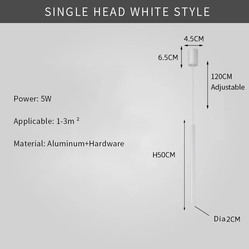 Modern Bedroom Chandelier Suspension Bedside Pendant Ceiling Lamp Nordic Minimalist Living Room Decor Bar Cafe Lights Fixtures