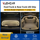 New Model Y Juniper YL New 3 Highland Rear Front Rear Trunk Waterproof LED Strip Atmosphere Brighten Light Plug & Play
