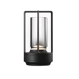 Aluminum Alloy Crystal LED Table Lamp - Rechargeable Touch Atmosphere Night Light