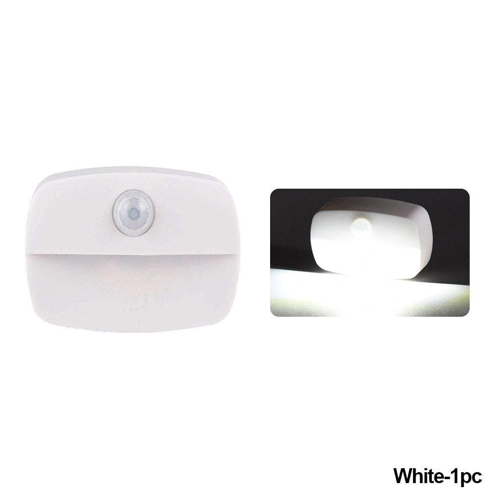 Wireless Night Lamp with Motion Sensor LED Night Lights Batteries Small Nightlights Lamp for Room Corridor Closet Easy Install