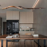 Modern Wooden Pendant Light LED Hanging Lamp Fixture for Living Dining Room Exhibition HaIl lndoor Decor Lighting Ceiling Lamps