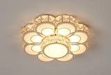 Fashion Flower Crystal LED Aisle Ceiling Chandelier Lamps Gold Plat fonier For Corridor Lustre Corridor Balcony Entrance lighting