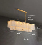 2026 Marble Series Gold Chrome Dimmable Led Chandelier Lighting Lustre Suspension Luminaire Lampen For Living Room