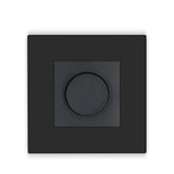 Dimmer Light Switch Rotary Knob Glass Mechanical LED Dimmable Wall Mounted Switches EU Standard Switches