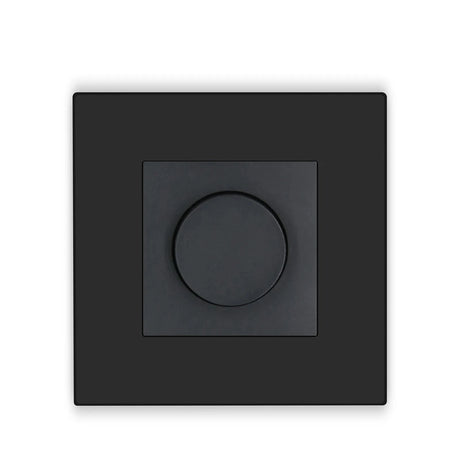Dimmer Light Switch Rotary Knob Glass Mechanical LED Dimmable Wall Mounted Switches EU Standard Switches