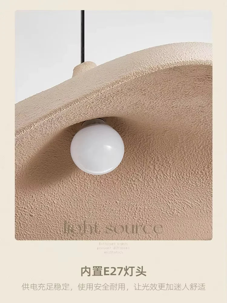 Nordic Luminarias Hanging Lamp Japanese Wabi Sabi Led Pendant Light Luxury Dining Room Ceiling Chandelier Bar Parlor Home Decor