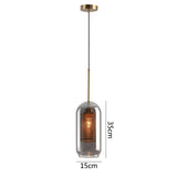 Glass Hanging Lamp Nordic Pendant Lights Dining Kitchen Lighting Fixtures  Bedroom Bedside Pendant Lamp Luminaire