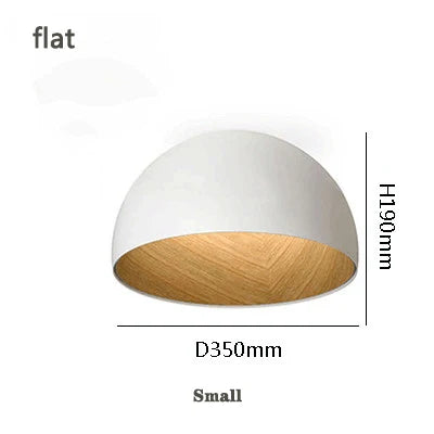 Designer Japanese Simple Wood Grain Color Bedroom Lamp Living Room Lamp Modern Corridor Balcony Creative Ceiling Lamp