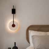Natural Yellow Cave Stone Wall Lamps Retro LED Travertine Wall Lights Indoor Decor Lighting Bedroom Bedside Living Room Hallway