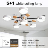 Nordic Creative Macaron Log LED Ceiling Light Bedroom Living Room Chandelie Modern Villa Restaurant Interior Lighting Decoration