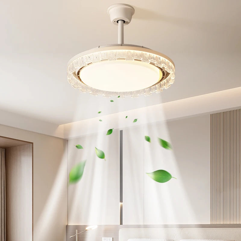 2026 Invisible Leafless Fan Light - Modern Eye Protection Ceiling Fan for Bedroom