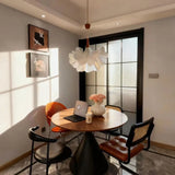 Acrylic Petal Pendant Light Retro Japanese Style Creative Romantic Restaurant Light Antique Simple Pendant Lamp For Living Room