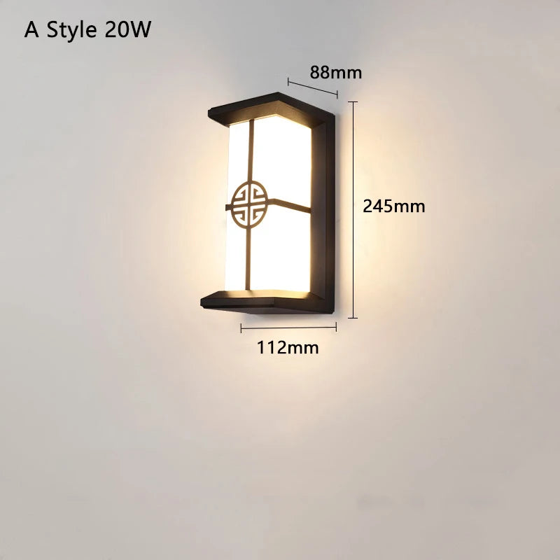 Led Outdoor Wall Lamp Led Outdoor Wall Light Waterproof Light Outdoor Porches Led Light Motion Sensor Light Outdoor Lighting