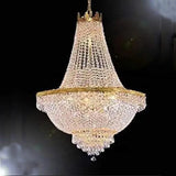 Vintage French Empire Chandelier Luxury Large Foyer Crystal Ceiling Light Elegant Design
