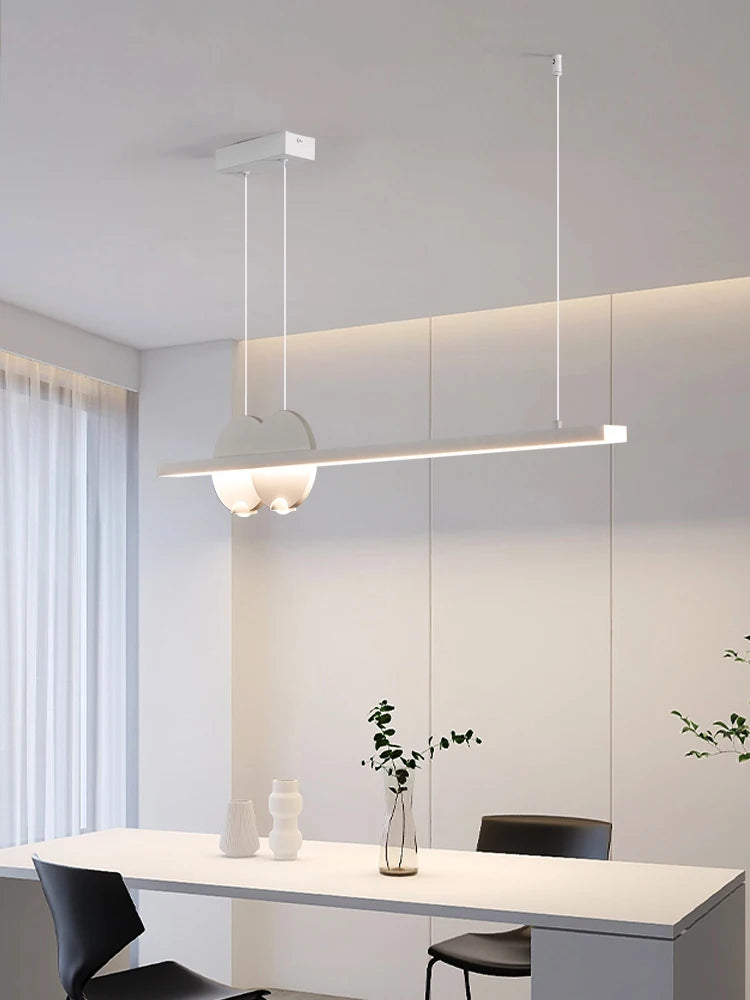 Dining room chandelier Nordic modern lamp dining table bar lamp restaurant lights kitchen lights office company led strip lamps