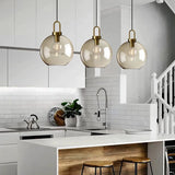 Nordic Single Head Glass Pendant Lamp - Creative Personality Restaurant Light