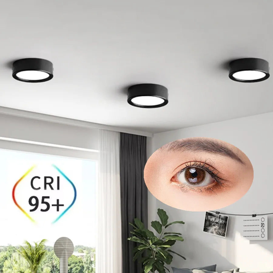 Led Downlights 220V Ceiling Spot Lamp 15W 18W 20W Down Light Surface Mounted Panel Lighting Kitchen Fixture for Room Home Decor