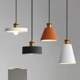 Modern Vintage Macaron Pendant Light Kit (3-Light Cluster) - Creative Iron Hanging Lamp for Bar, Dining & Kitchen