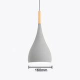 Multi Color Luster Pendant Lights Dia 16/17/24cm Restaurant Wood Hanging lighting Light Fixtures Modern E27 LED Loft Hang lamp